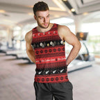 New Zealand Darts Christmas Men Tank Top Merry Xmas Aotearoa Maori Red - Aussie Hoodie