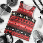 New Zealand Darts Christmas Men Tank Top Merry Xmas Aotearoa Maori Red - Aussie Hoodie
