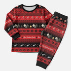 New Zealand Darts Christmas Pajama Set Merry Xmas Aotearoa Maori Red - Aussie Hoodie