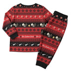 New Zealand Darts Christmas Pajama Set Merry Xmas Aotearoa Maori Red - Aussie Hoodie