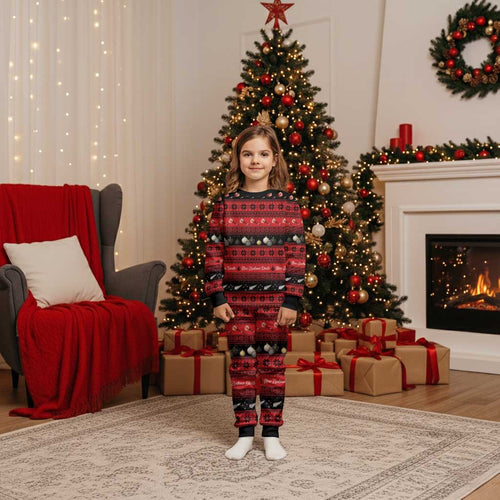 New Zealand Darts Christmas Pajama Set Merry Xmas Aotearoa Maori Red - Aussie Hoodie