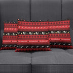 New Zealand Darts Christmas Pillow Cover Merry Xmas Aotearoa Maori Red - Aussie Hoodie