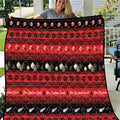 New Zealand Darts Christmas Quilt Merry Xmas Aotearoa Maori Red - Aussie Hoodie