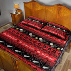 New Zealand Darts Christmas Quilt Bed Set Merry Xmas Aotearoa Maori Red - Aussie Hoodie