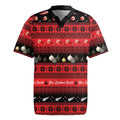 New Zealand Darts Christmas Rugby Jersey Merry Xmas Aotearoa Maori Red - Aussie Hoodie