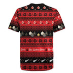 New Zealand Darts Christmas Rugby Jersey Merry Xmas Aotearoa Maori Red - Aussie Hoodie