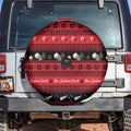 New Zealand Darts Christmas Spare Tire Cover Merry Xmas Aotearoa Maori Red - Aussie Hoodie