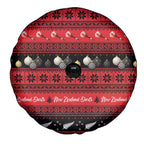 New Zealand Darts Christmas Spare Tire Cover Merry Xmas Aotearoa Maori Red - Aussie Hoodie