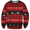 New Zealand Darts Christmas Sweatshirt Merry Xmas Aotearoa Maori Red - Aussie Hoodie
