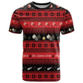 New Zealand Darts Christmas T Shirt Merry Xmas Aotearoa Maori Red - Aussie Hoodie