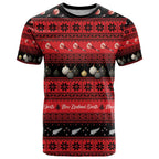 New Zealand Darts Christmas T Shirt Merry Xmas Aotearoa Maori Red - Aussie Hoodie