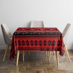 New Zealand Darts Christmas Tablecloth Merry Xmas Aotearoa Maori Red - Aussie Hoodie