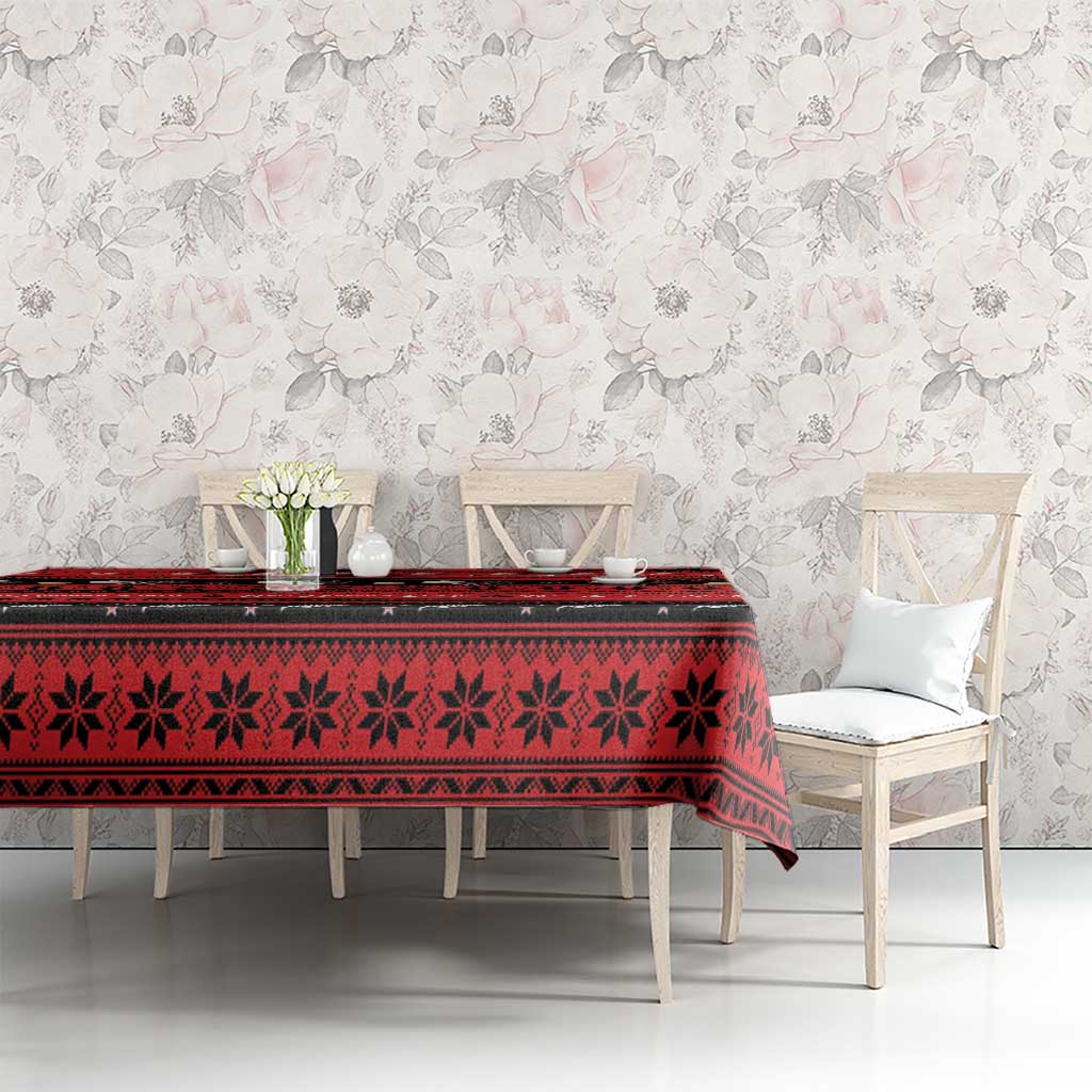 New Zealand Darts Christmas Tablecloth Merry Xmas Aotearoa Maori Red - Aussie Hoodie