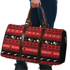 New Zealand Darts Christmas Travel Bag Merry Xmas Aotearoa Maori Red - Aussie Hoodie