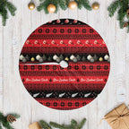 New Zealand Darts Christmas Tree Skirt Merry Xmas Aotearoa Maori Red - Aussie Hoodie