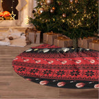 New Zealand Darts Christmas Tree Skirt Merry Xmas Aotearoa Maori Red - Aussie Hoodie