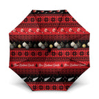 New Zealand Darts Christmas Umbrella Merry Xmas Aotearoa Maori Red - Aussie Hoodie