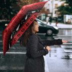 New Zealand Darts Christmas Umbrella Merry Xmas Aotearoa Maori Red - Aussie Hoodie