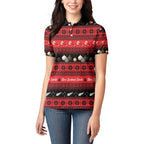 New Zealand Darts Christmas Women Polo Shirt Merry Xmas Aotearoa Maori Red - Aussie Hoodie