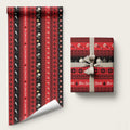 New Zealand Darts Christmas Wrapping Paper Merry Xmas Aotearoa Maori Red - Aussie Hoodie