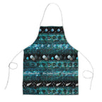 New Zealand Darts Christmas Apron Merry Xmas Aotearoa Maori Paua Shell - Aussie Hoodie