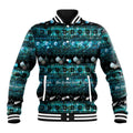 New Zealand Darts Christmas Baseball Jacket Merry Xmas Aotearoa Maori Paua Shell - Aussie Hoodie