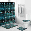 New Zealand Darts Christmas Bathroom Set Merry Xmas Aotearoa Maori Paua Shell - Aussie Hoodie