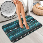 New Zealand Darts Christmas Bathroom Set Merry Xmas Aotearoa Maori Paua Shell - Aussie Hoodie
