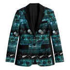 New Zealand Darts Christmas Blazer Merry Xmas Aotearoa Maori Paua Shell - Aussie Hoodie