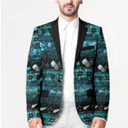 New Zealand Darts Christmas Blazer Merry Xmas Aotearoa Maori Paua Shell - Aussie Hoodie