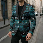 New Zealand Darts Christmas Blazer Merry Xmas Aotearoa Maori Paua Shell - Aussie Hoodie