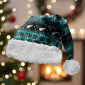 New Zealand Darts Christmas Santa Hat Merry Xmas Aotearoa Maori Paua Shell - Aussie Hoodie