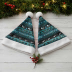 New Zealand Darts Christmas Santa Hat Merry Xmas Aotearoa Maori Paua Shell - Aussie Hoodie
