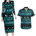 New Zealand Darts Christmas Couples Matching Long Sleeve Bodycon Dress and Hawaiian Shirt Merry Xmas Aotearoa Maori Paua Shell - Aussie Hoodie