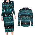 New Zealand Darts Christmas Couples Matching Long Sleeve Bodycon Dress and Long Sleeve Button Shirt Merry Xmas Aotearoa Maori Paua Shell - Aussie Hoodie