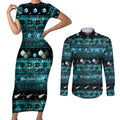 New Zealand Darts Christmas Couples Matching Short Sleeve Bodycon Dress and Long Sleeve Button Shirt Merry Xmas Aotearoa Maori Paua Shell - Aussie Hoodie