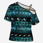 New Zealand Darts Christmas Cross Shoulder Shirt Merry Xmas Aotearoa Maori Paua Shell - Aussie Hoodie