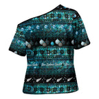 New Zealand Darts Christmas Cross Shoulder Shirt Merry Xmas Aotearoa Maori Paua Shell - Aussie Hoodie