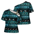 New Zealand Darts Christmas Cross Shoulder Shirt Merry Xmas Aotearoa Maori Paua Shell - Aussie Hoodie