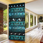 New Zealand Darts Christmas Door Cover Merry Xmas Aotearoa Maori Paua Shell - Aussie Hoodie