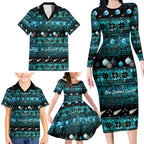 New Zealand Darts Christmas Family Matching Long Sleeve Bodycon Dress and Hawaiian Shirt Merry Xmas Aotearoa Maori Paua Shell - Aussie Hoodie