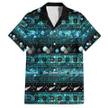 New Zealand Darts Christmas Family Matching Off Shoulder Maxi Dress and Hawaiian Shirt Merry Xmas Aotearoa Maori Paua Shell - Aussie Hoodie
