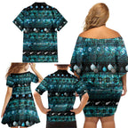 New Zealand Darts Christmas Family Matching Off Shoulder Short Dress and Hawaiian Shirt Merry Xmas Aotearoa Maori Paua Shell - Aussie Hoodie