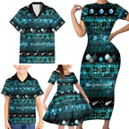 New Zealand Darts Christmas Family Matching Short Sleeve Bodycon Dress and Hawaiian Shirt Merry Xmas Aotearoa Maori Paua Shell - Aussie Hoodie