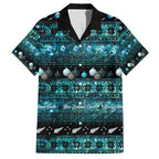 New Zealand Darts Christmas Family Matching Short Sleeve Bodycon Dress and Hawaiian Shirt Merry Xmas Aotearoa Maori Paua Shell - Aussie Hoodie