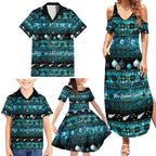 New Zealand Darts Christmas Family Matching Summer Maxi Dress and Hawaiian Shirt Merry Xmas Aotearoa Maori Paua Shell - Aussie Hoodie