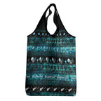New Zealand Darts Christmas Grocery Bag Merry Xmas Aotearoa Maori Paua Shell - Aussie Hoodie
