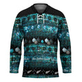 New Zealand Darts Christmas Hockey Jersey Merry Xmas Aotearoa Maori Paua Shell - Aussie Hoodie