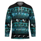 New Zealand Darts Christmas Hockey Jersey Merry Xmas Aotearoa Maori Paua Shell - Aussie Hoodie