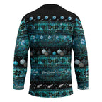 New Zealand Darts Christmas Hockey Jersey Merry Xmas Aotearoa Maori Paua Shell - Aussie Hoodie